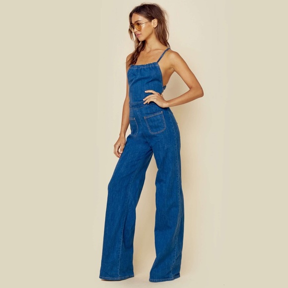 stoned immaculate denim jumpsuit